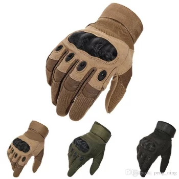 Tactical Gloves Army Sports Outdoor Motocycel Full Finger Gloves Paintball Shooting Combat Carbon Hard Knuckle Mittens