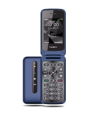 Сотовый телефон teXet TM-408 Blue(TM-408)