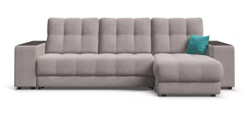 Угловой диван BOSS XL рогожка Malmo бежевый
