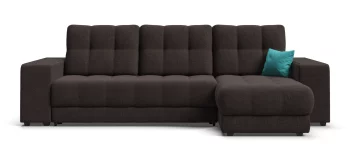 Угловой диван BOSS XL рогожка Malmo шоколад