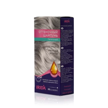 Оттеночный шампунь Ирида-Нева Irida M для волос Пепельный 75мл